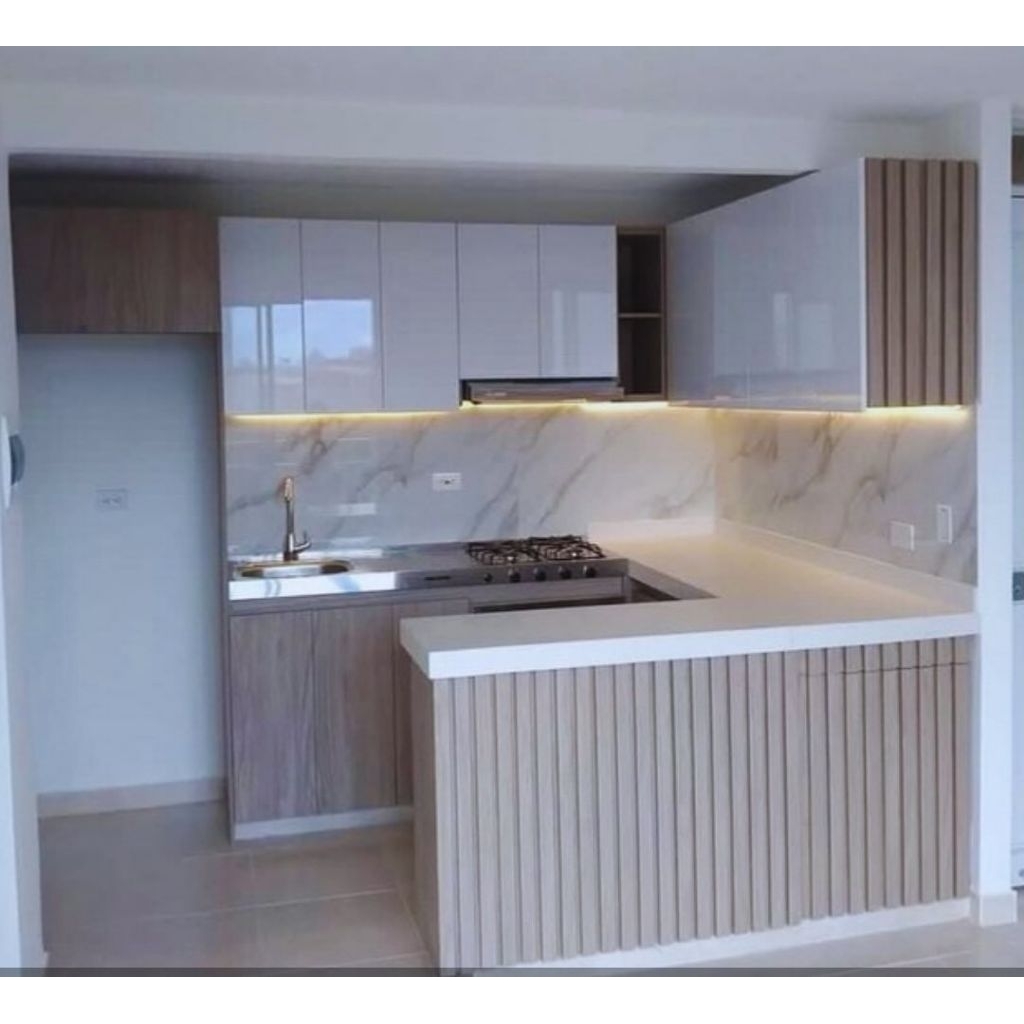 Kitchen Set Custom Minimalis, Kitchen Set HPL