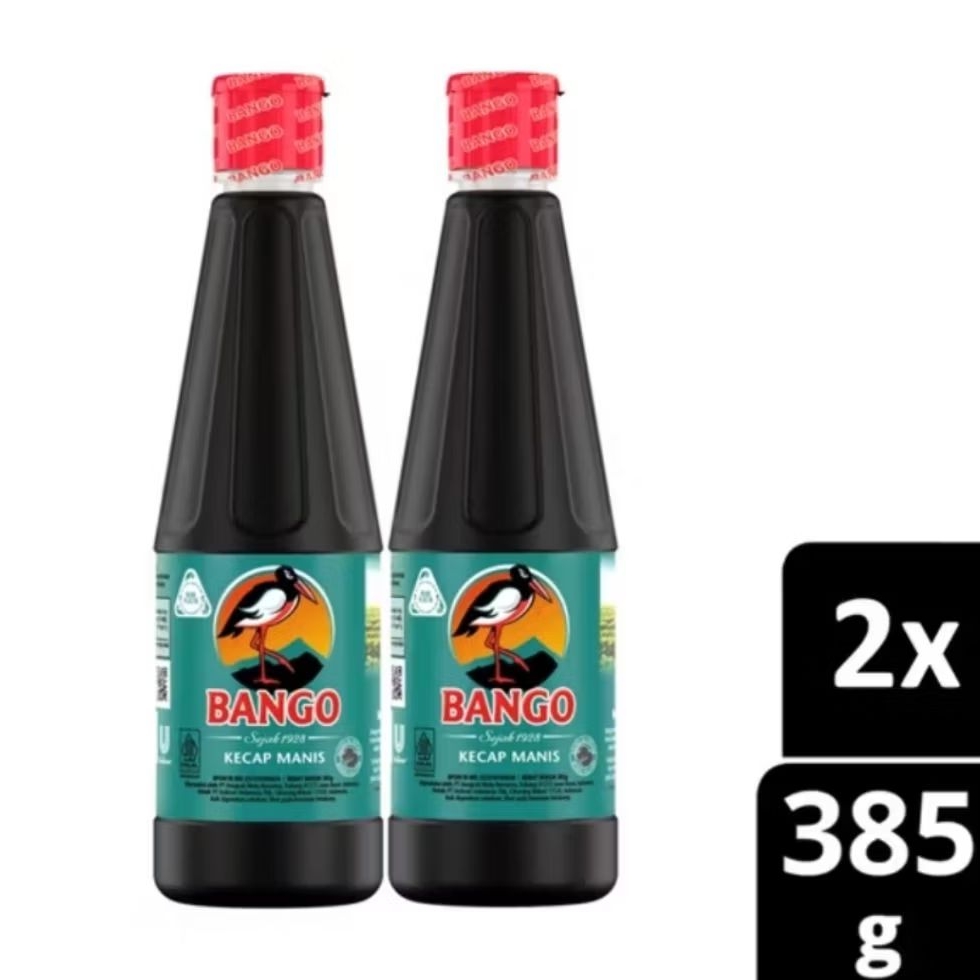 

KECAP MANIS BANGO BOTOL 385 gr x2