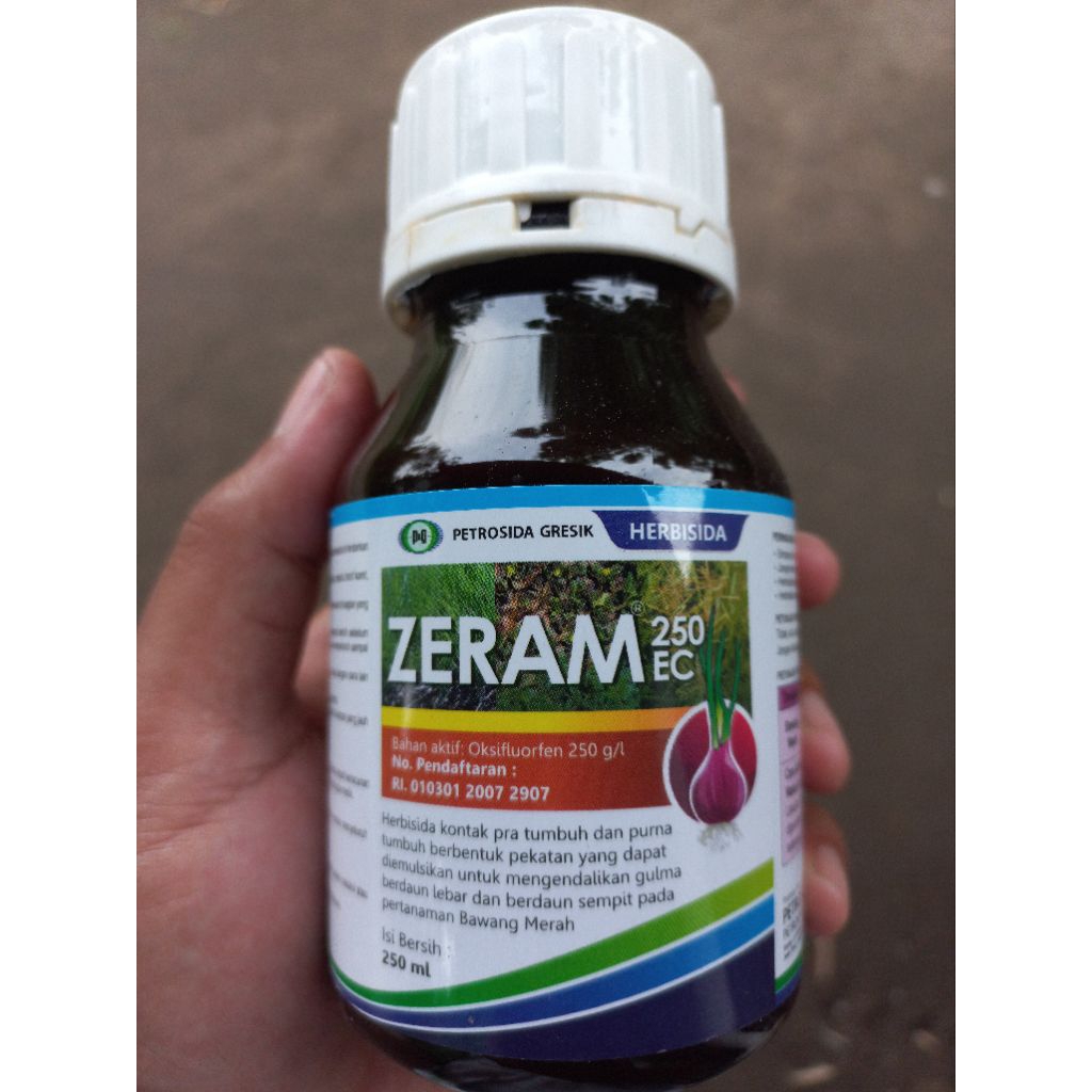 Zeram 255 Ec Kemasan 250 ml//Herbisida selektif bawang merah