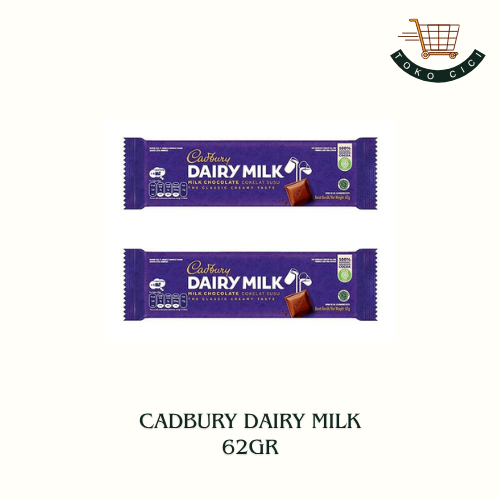 

Cadbury Dairy Milk 62gr COKLAT