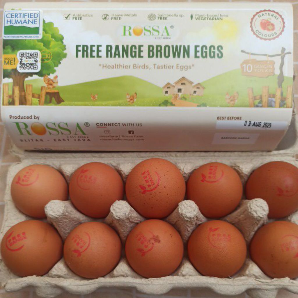 

Rossa free range brown eggs