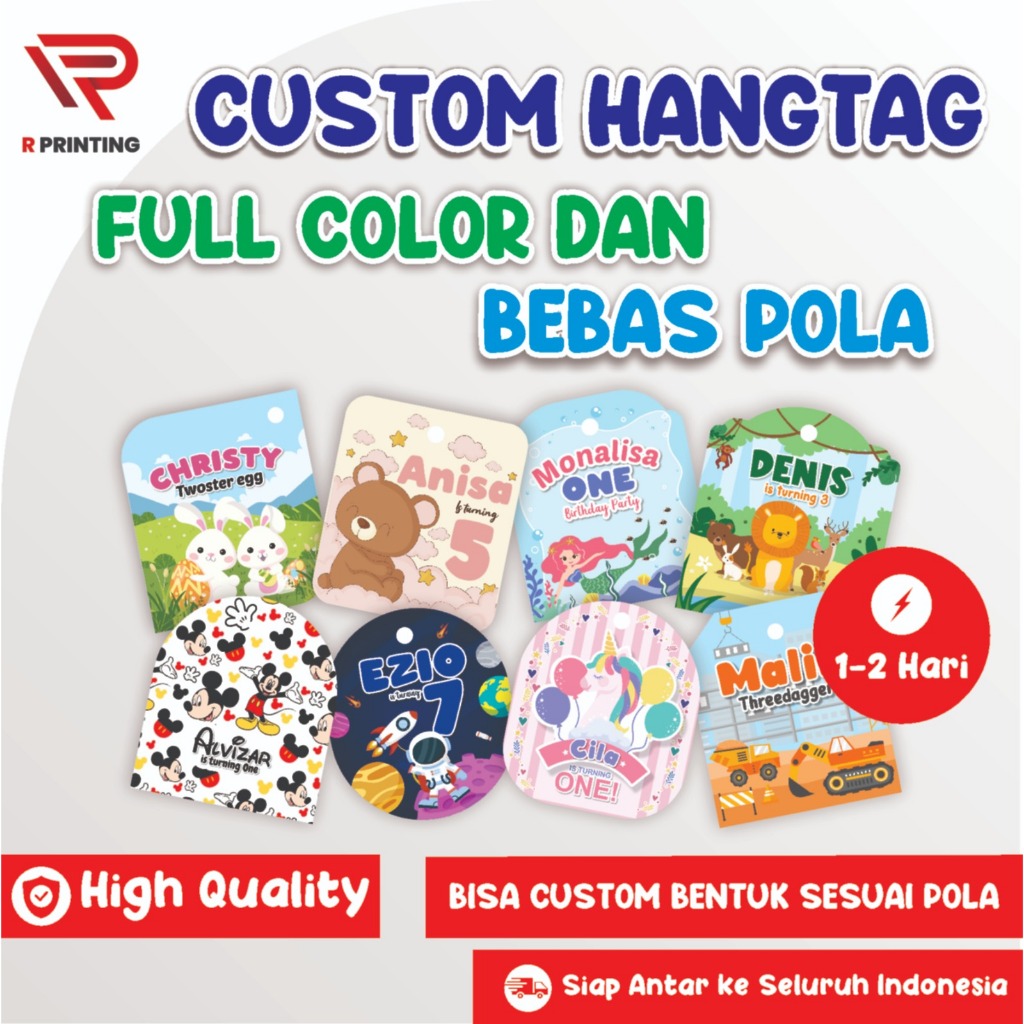 

Hang Tag Custom 5x7 cm – Artcarton 230 gsm