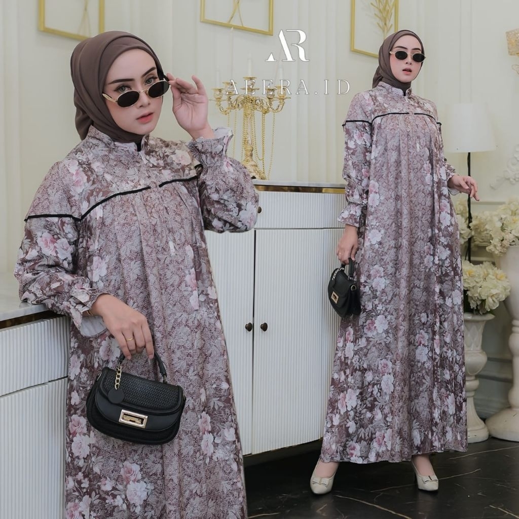 gamis adisa amira dress aeera dress aura by Arsyakayla/setelan rok shr Import