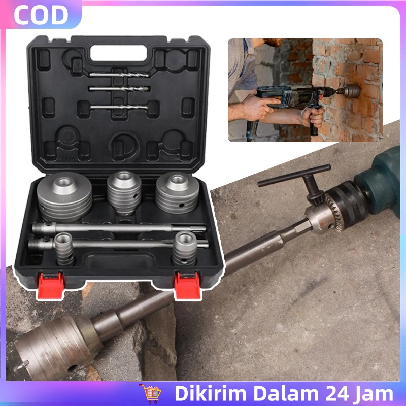 1set Mata Bor Lubang Mata Bor Besi Dan Beton Mata Bor Dinding Tembok Beton Mata Bor Tembok Beton Set