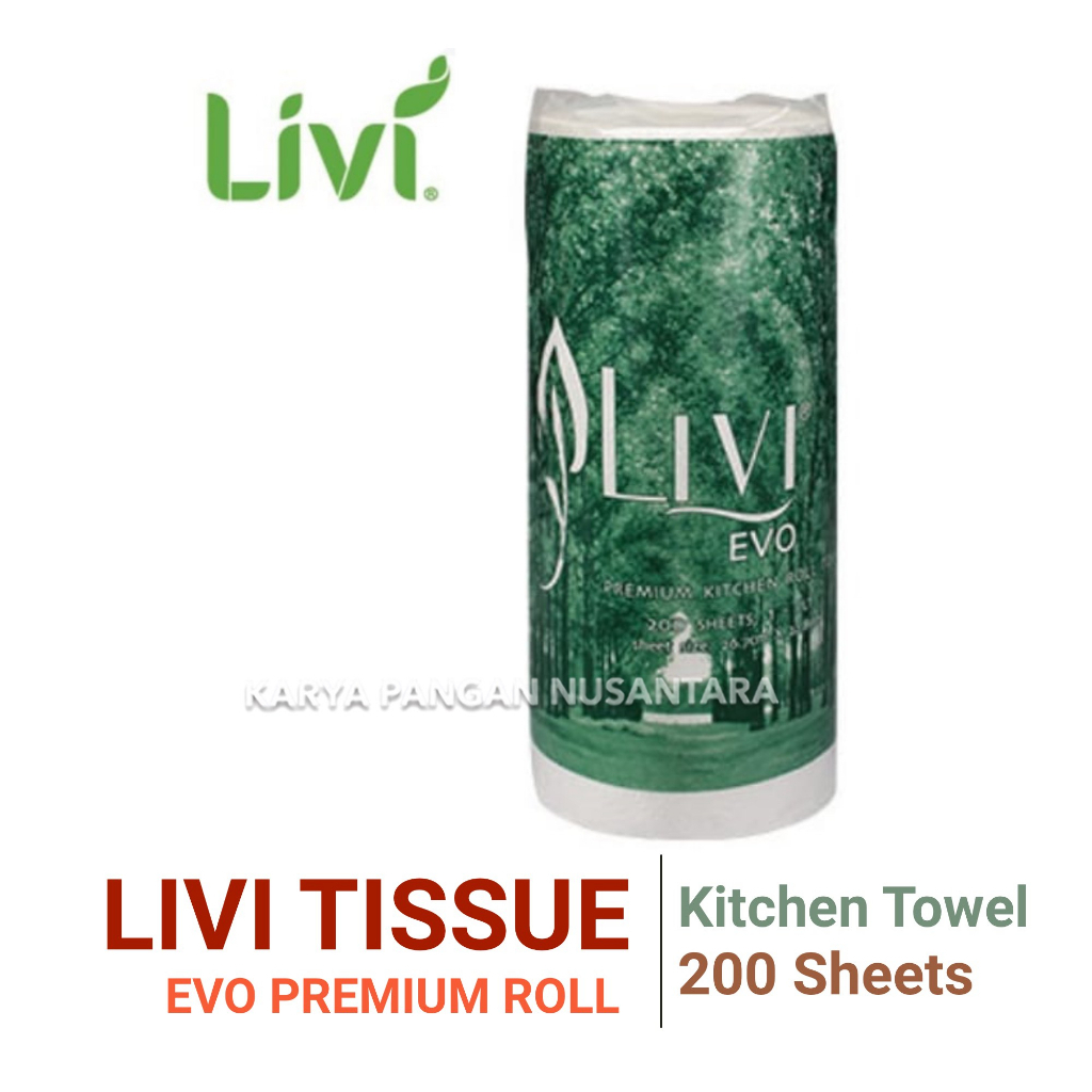 TISSUE LIVI EVO KITCHEN TOWEL LIVI TISU DAPUR LIVI KITCHEN TOWEL 1ROLL