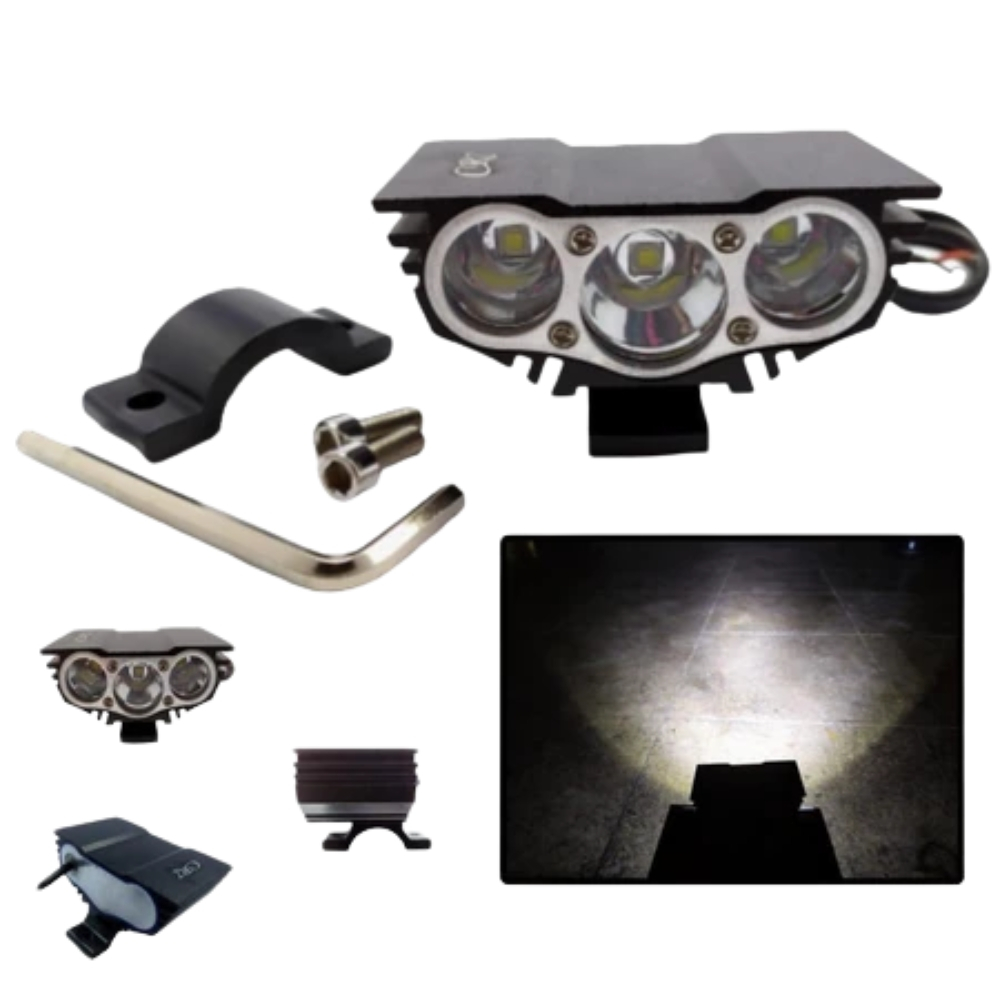 Lampu Tembak Led Lampu Sorot Led Owl Ultrafire 2 Mata & 3 Mata Universal Semua Motor