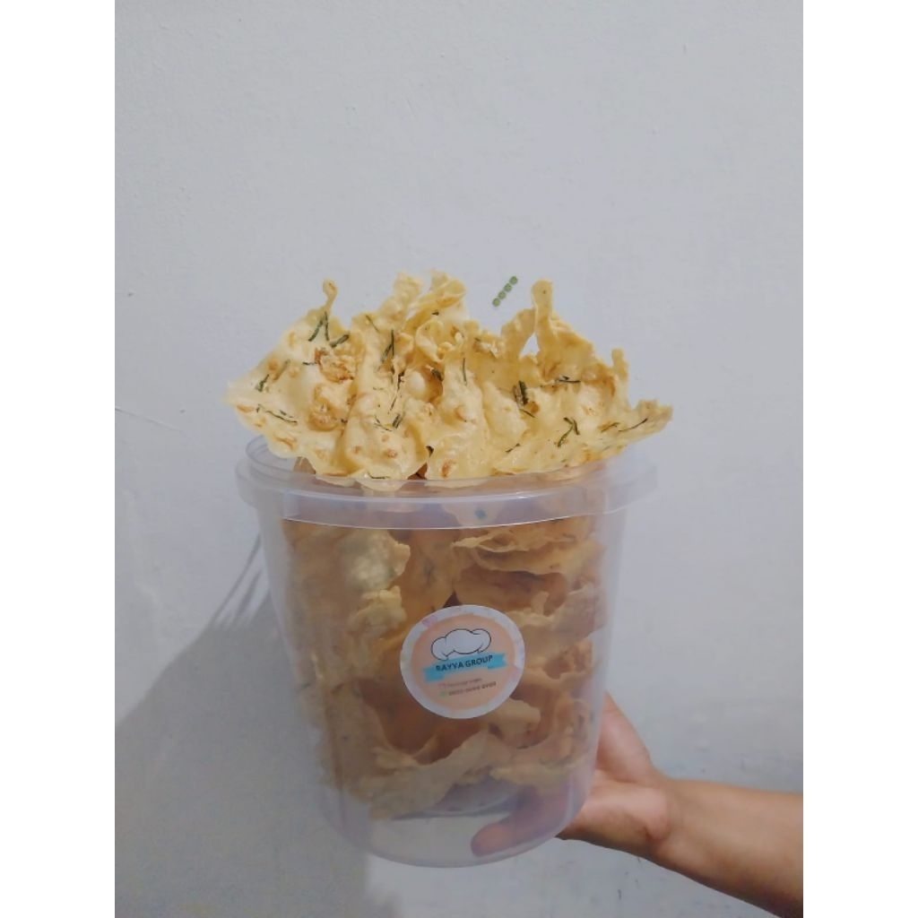 

TerMURAH - TERENAK - PEYEK REBON TOPLES 5L MURAH