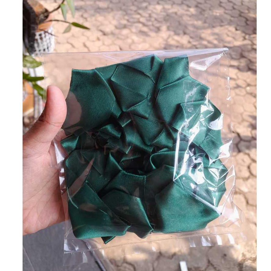 

TERMURAH! Kelopak Bunga Mawar Pita Satin 4 cm | Isi 50 Langsung Pakai