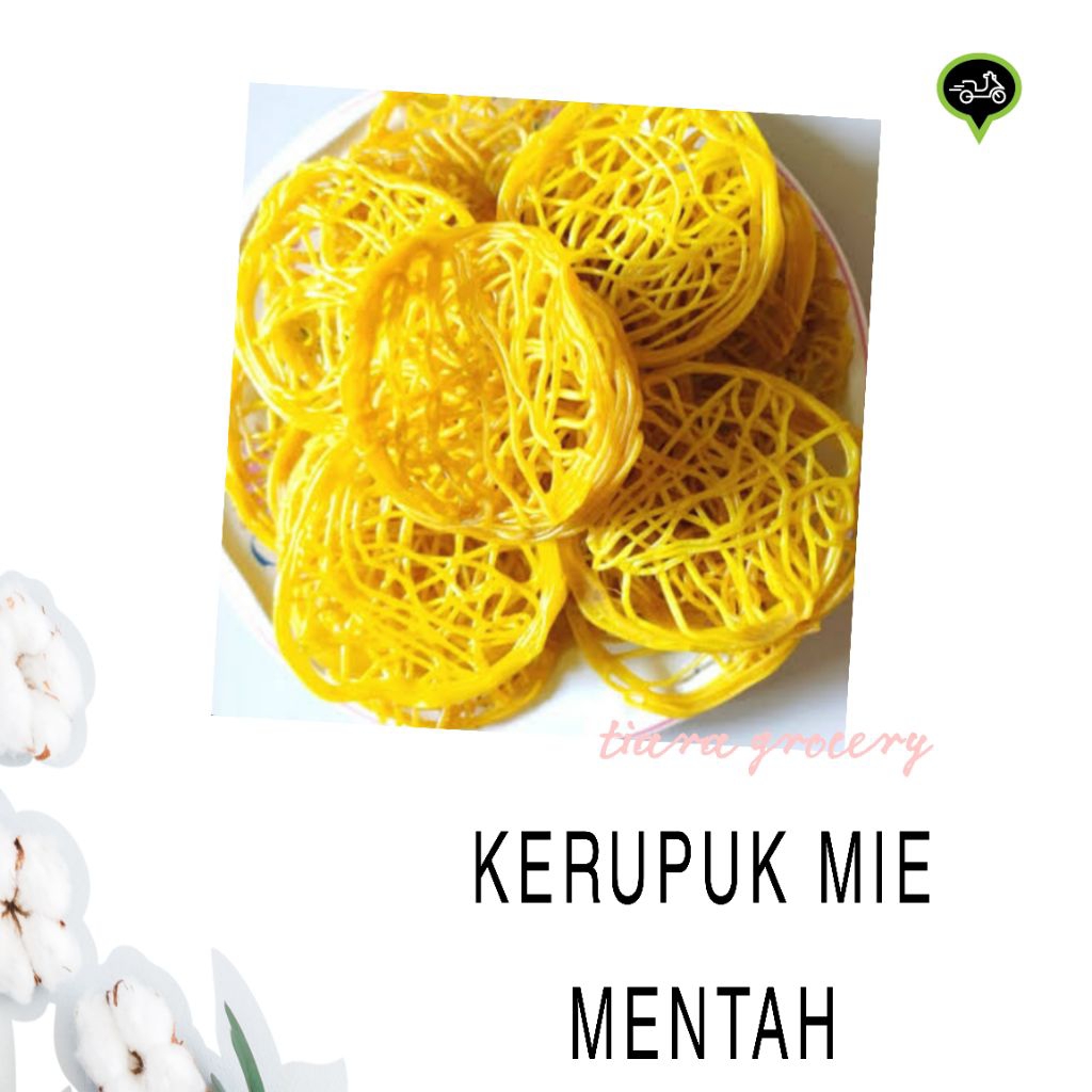 

Kerupuk mie mentah