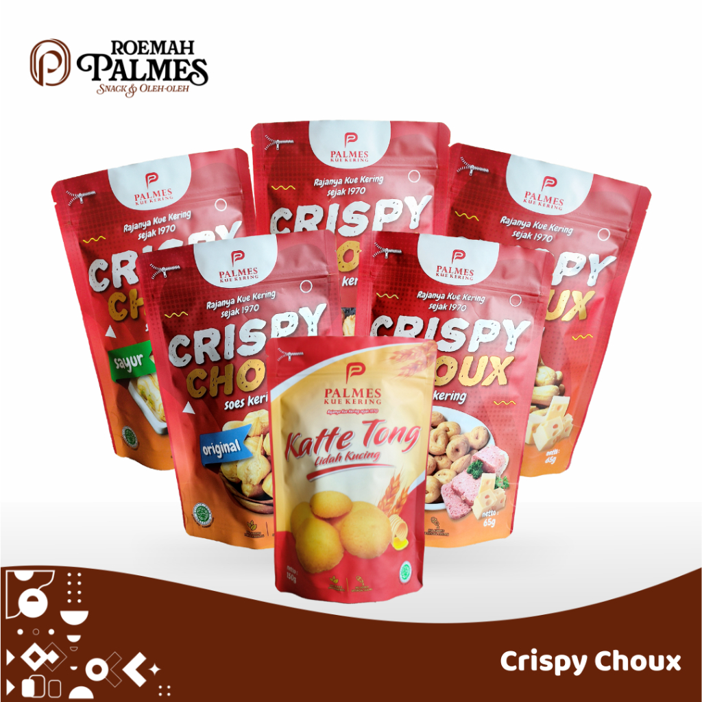 

Soes Kering dan Lidah Kucing / Crispy Choux dan Katte Tong / Palmes Kue Kering