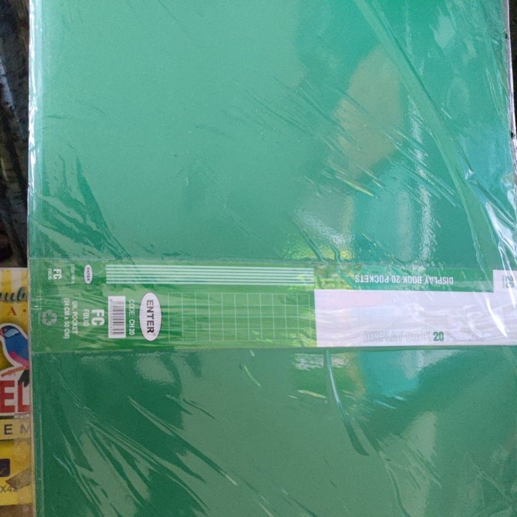 

display book dokumen keeper isi 20 lembar 40 bolak balik muat