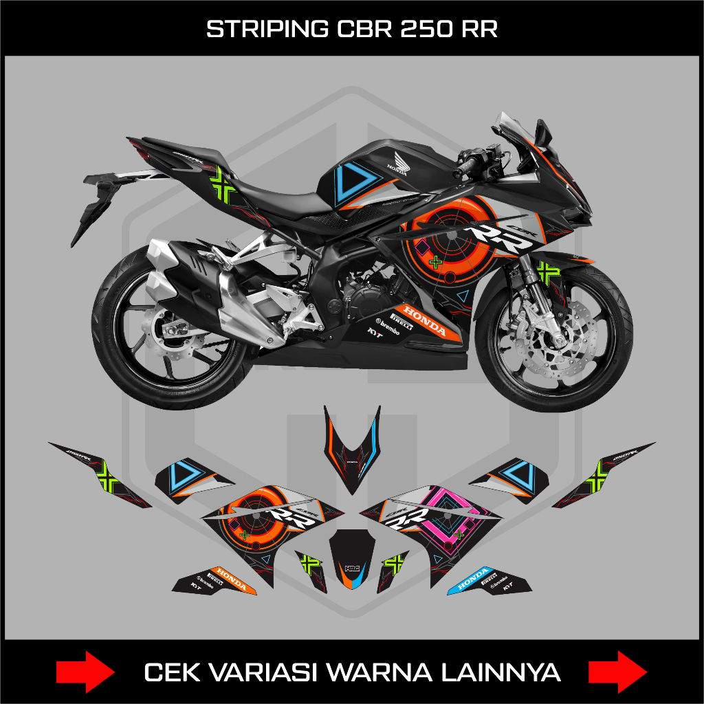 STRIPING STIKER CBR 250RR OLD 2020 / DECAL VARIASI HONDA CBR 250 RR OLD