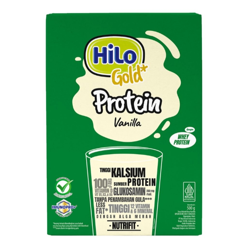 

Hilo Gold Vanila Susu Bubuk Tinggi Kalsium 500 g