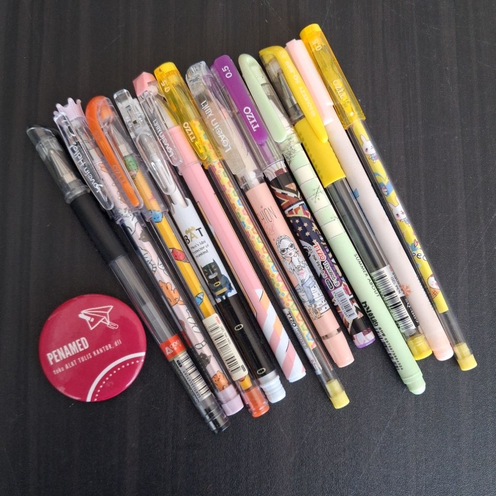 

Pulpen Bergambar Gel Pen