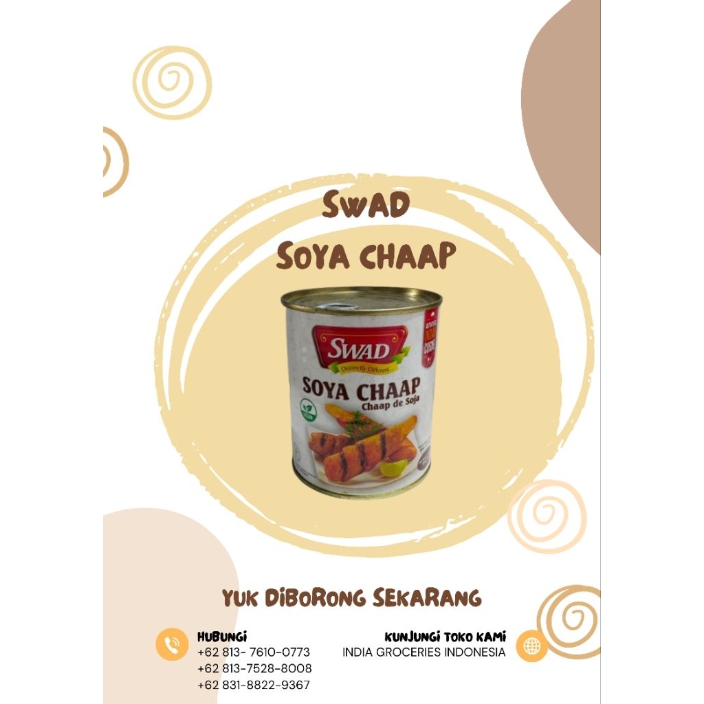 

Swad Soya Chaap 800gm