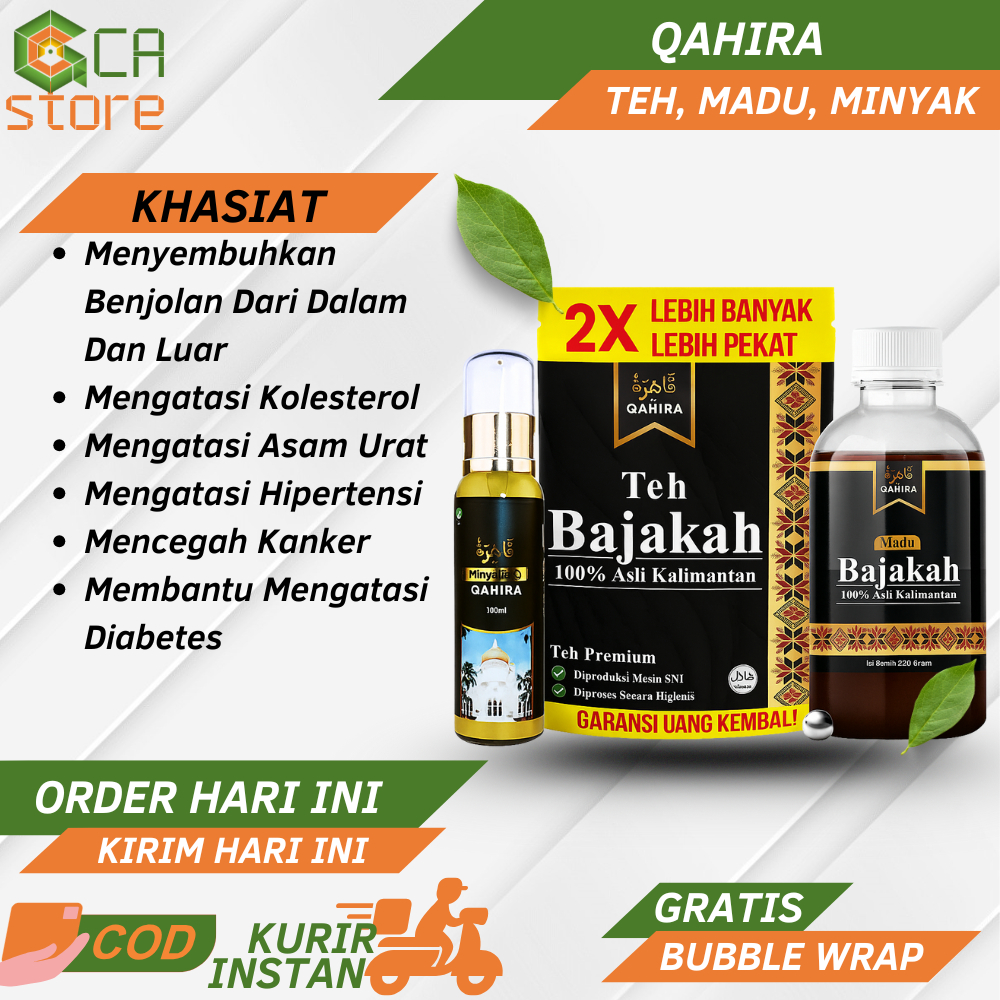 Minyak Madu Teh Bajakah Qahira Original 100% Mengobati Benjolan Kanker Berbagai Penyakit