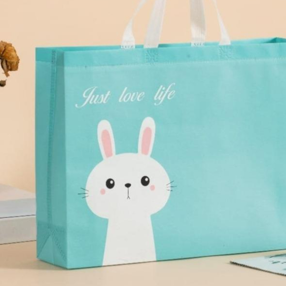 

Tas Jinjing Hampers Hadiah Goodie Bag Bingkisan Souvenir Blue Rabbit Paper Bag Kado Ulang Tahun