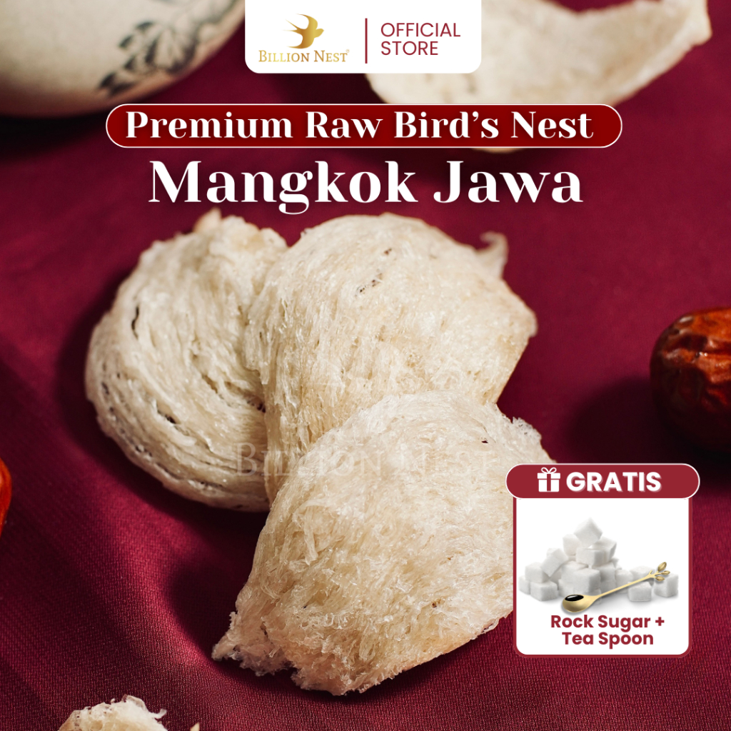 

Billion Nest - Sarang Burung Walet Mangkok Jawa - 500 GRAM