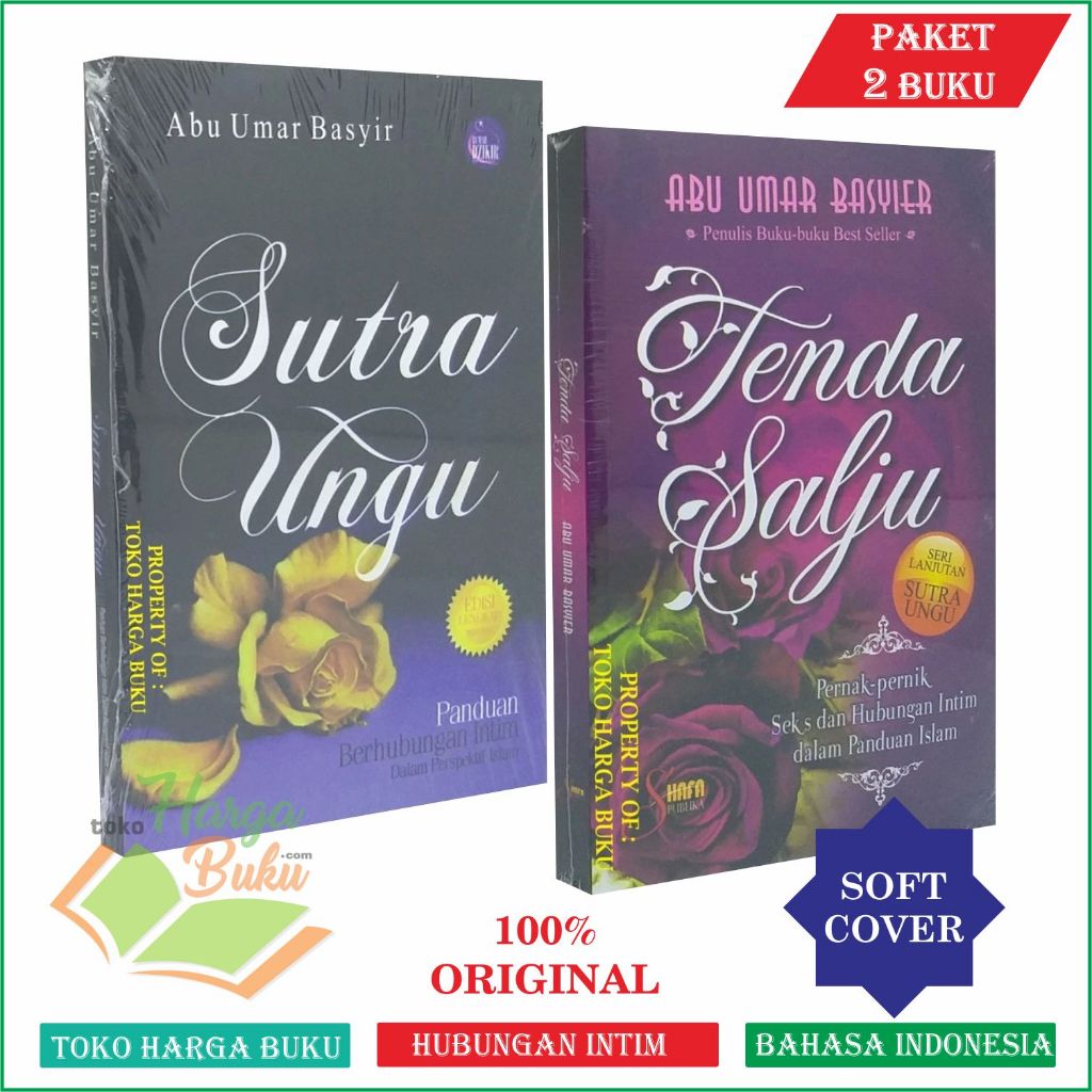 Foto Paket 2 Buku Sutra Ungu dan Tenda Salju ORIGINAL Panduan Hubungan Suami Istri dalam Islam Shafa Publika