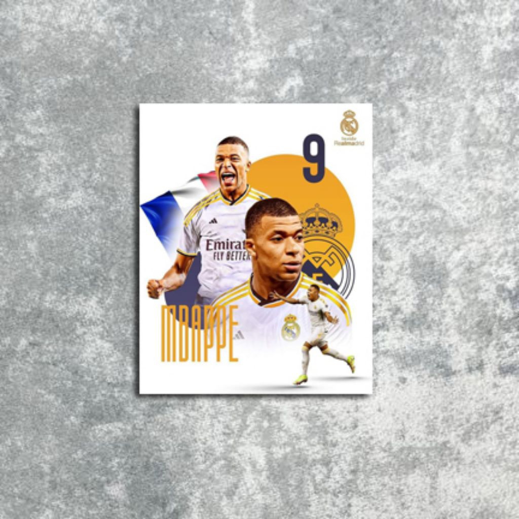 Poster Real Madrid Mbappe