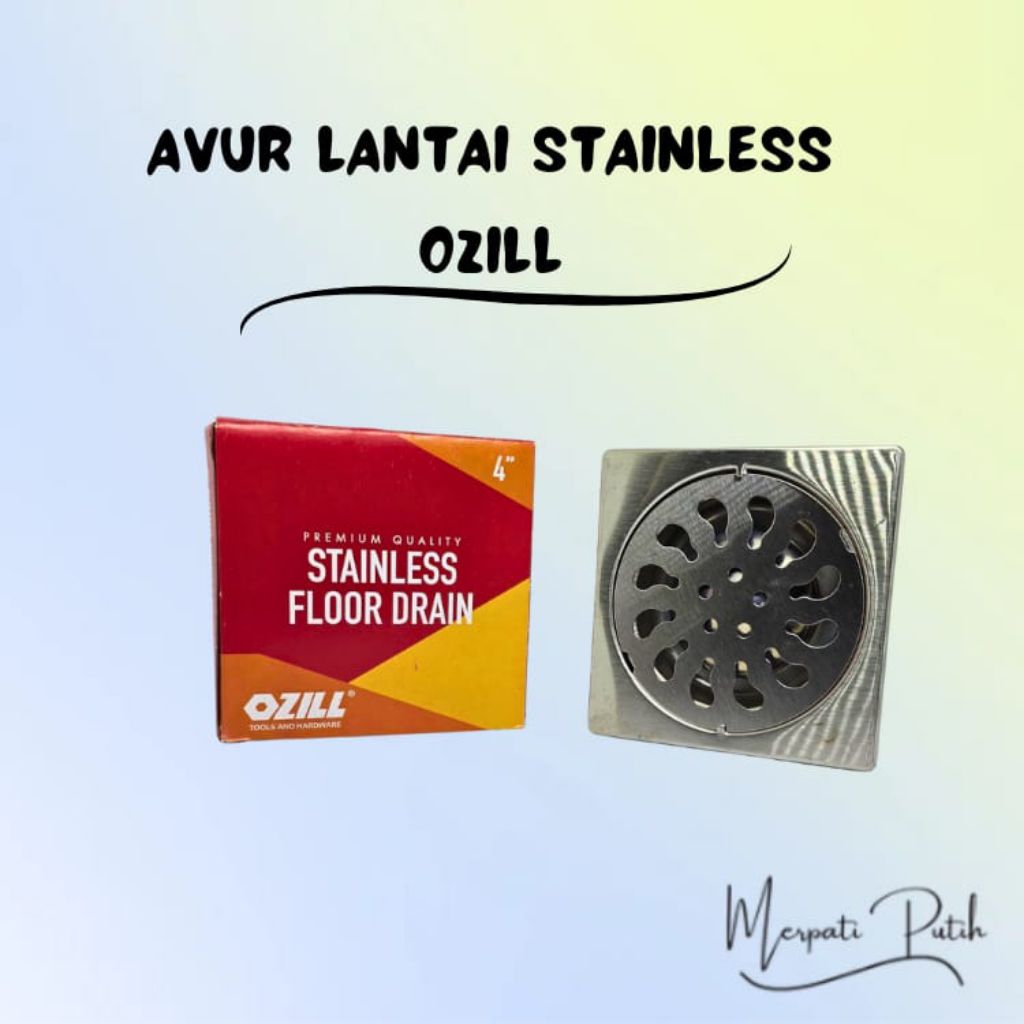 SARINGAN GOT AVUR LANTAI STAINLESS