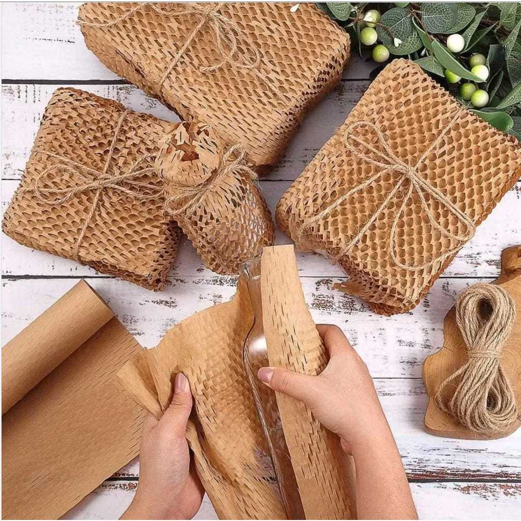 

Honeycomb Paper Wrapper | Kertas Bubble Wraper Eco Friendly Serbaguna | Harga Ekonomis Ramah Lingkungan