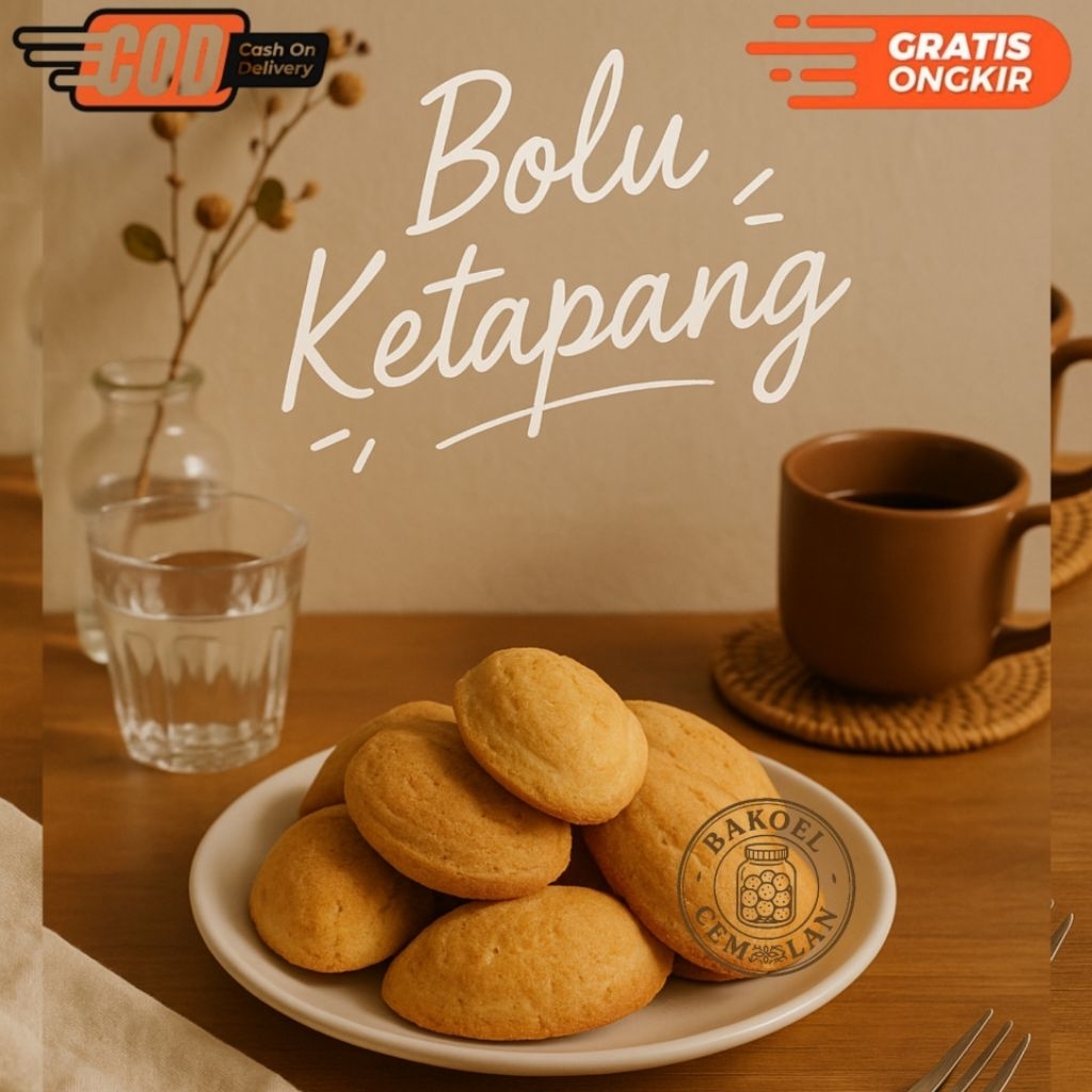 

Bolu Ketapang Bolu Kering Jadul 100gr 200gr 300gr