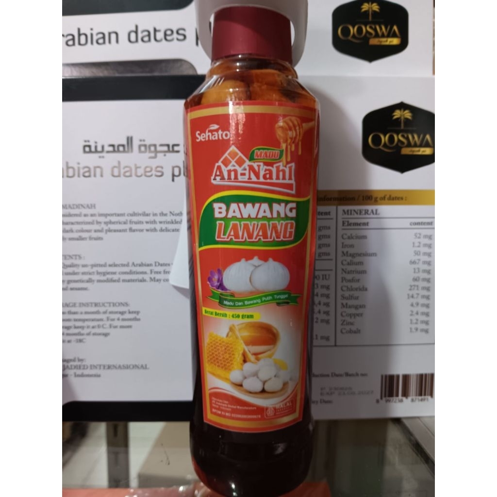 

MADU BAWANG LANANG AN NAHL 450gr madu dan bawang putih tunggal | sehato original 100%