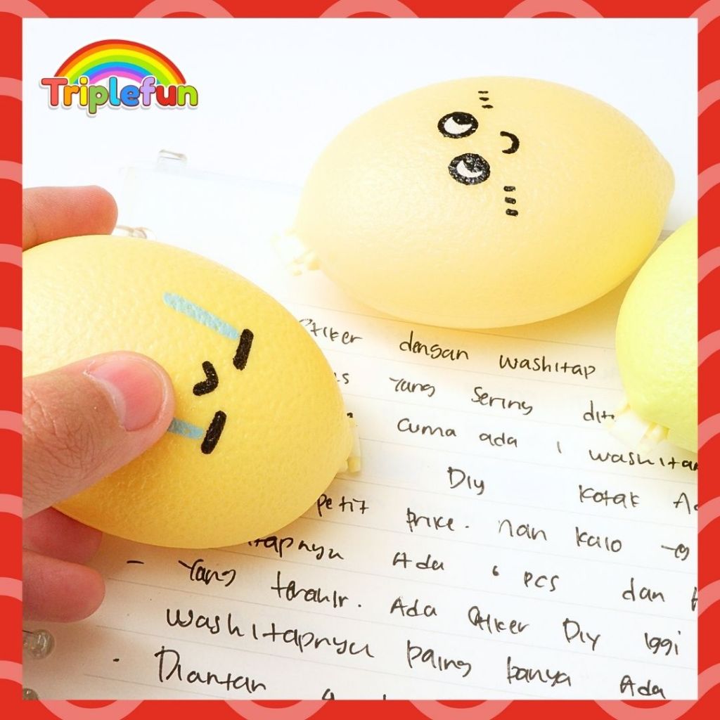 

Tip-X Tape Twingo Lemon TG-B3342 Tape Roll Lemonade Tipe X Kertas Penghapus Pulpen Lucu Buah Buahan
