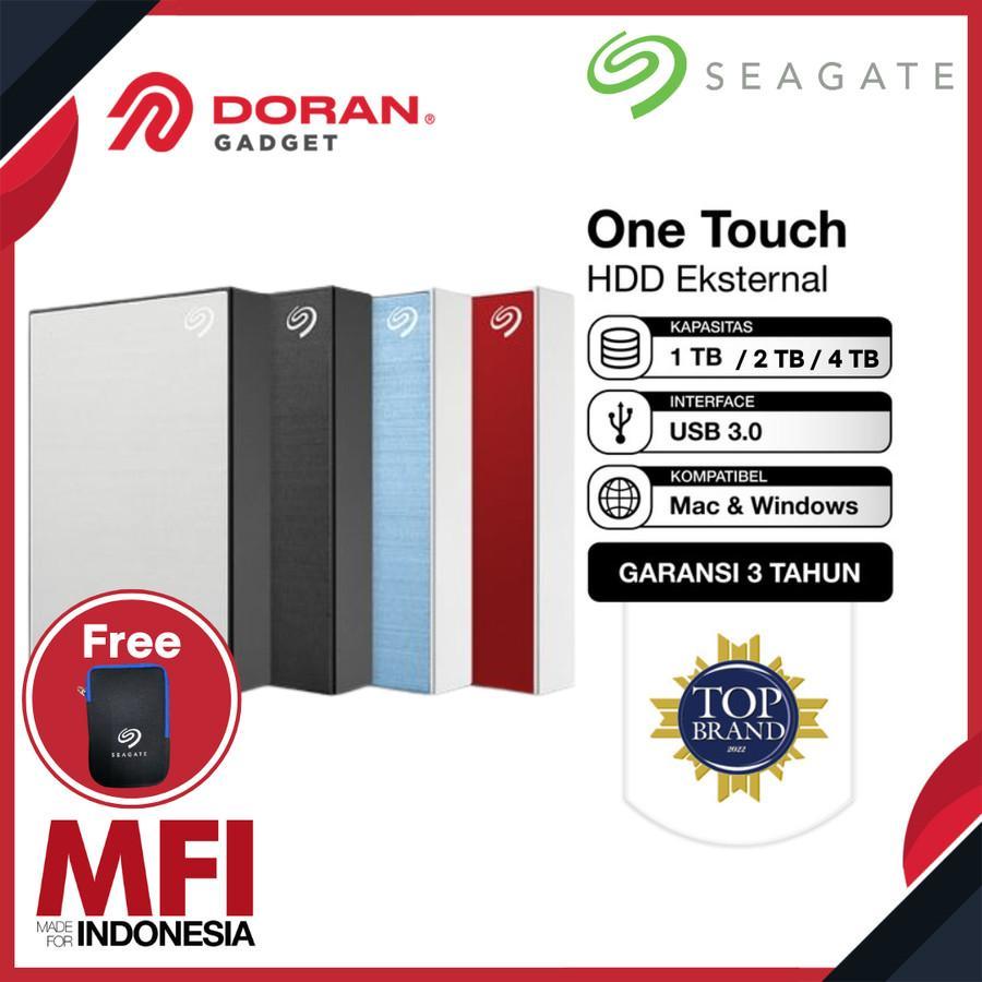 Hardisk Eksternal Seagate One Touch Hardisk Eksternal 1TB - 2TB - 4TB - 5TB USB 2,5 - Garansi Resmi 