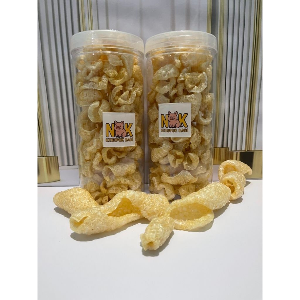 

Kerupuk Kulit Babi Toples 100gr