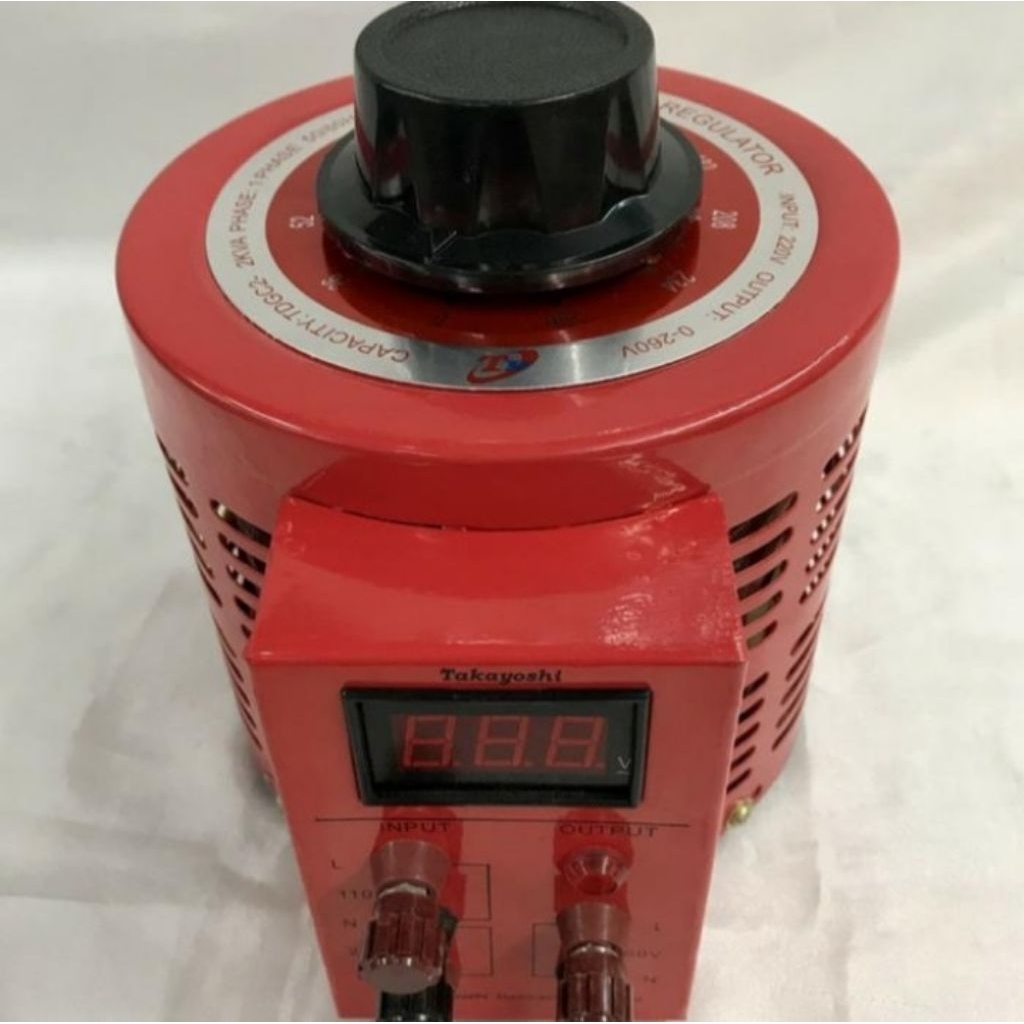 slide regulator TAKAYOSHI 1000watt TDGC2 1KVa - 1 phasem