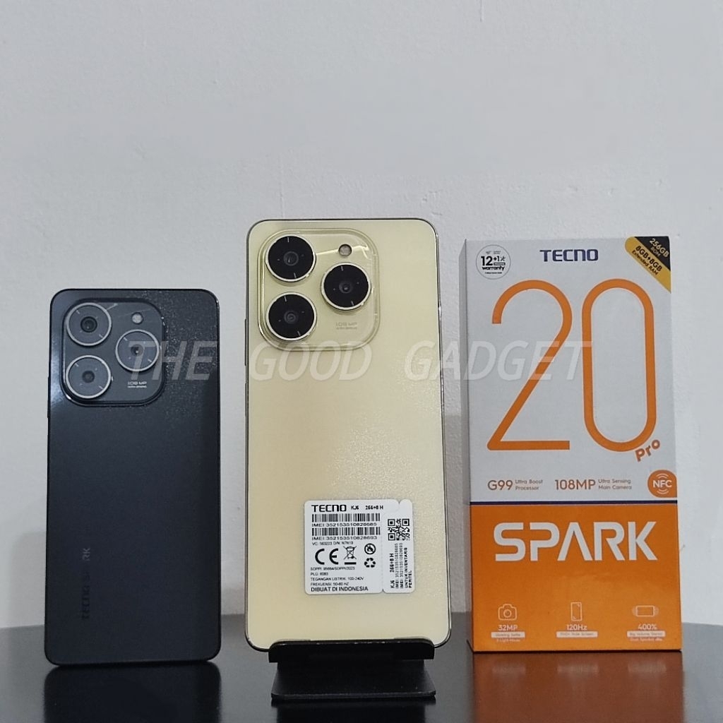Tecno Spark 20 Pro 8/256 GB | 12/256 GB Garansi Resmi Indonesia Second Original