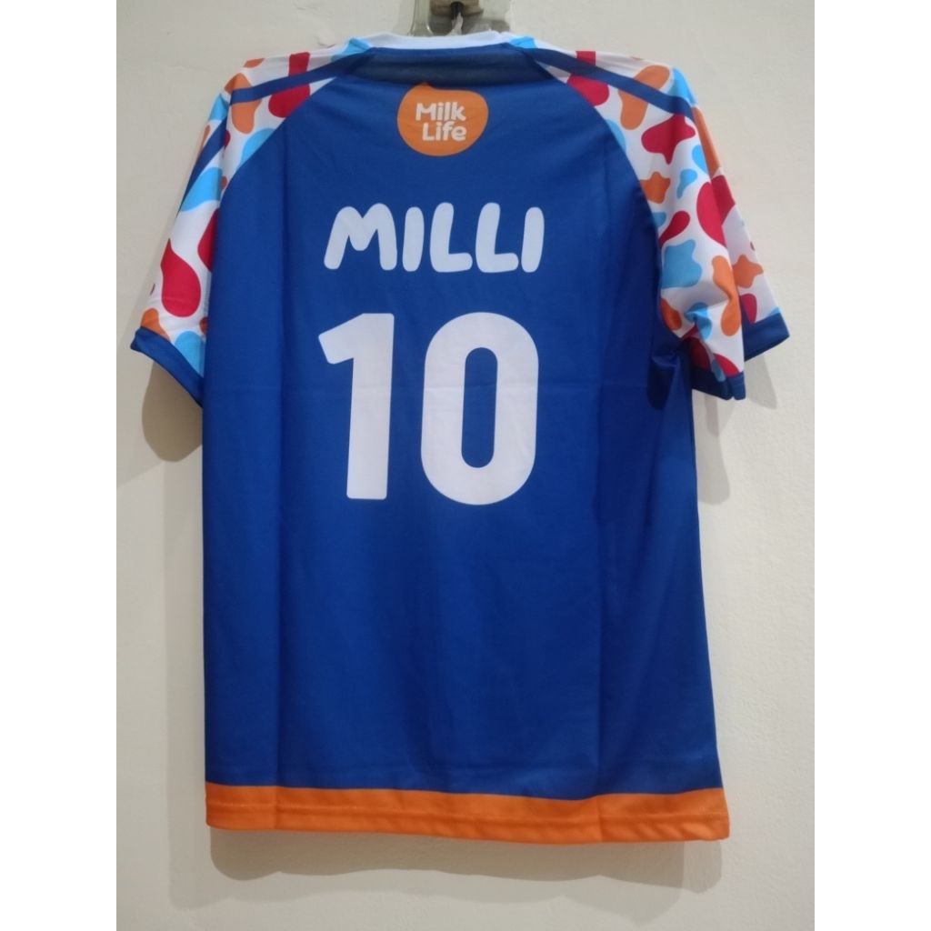 kaos bola milk life merchandise | tumbler milk life |