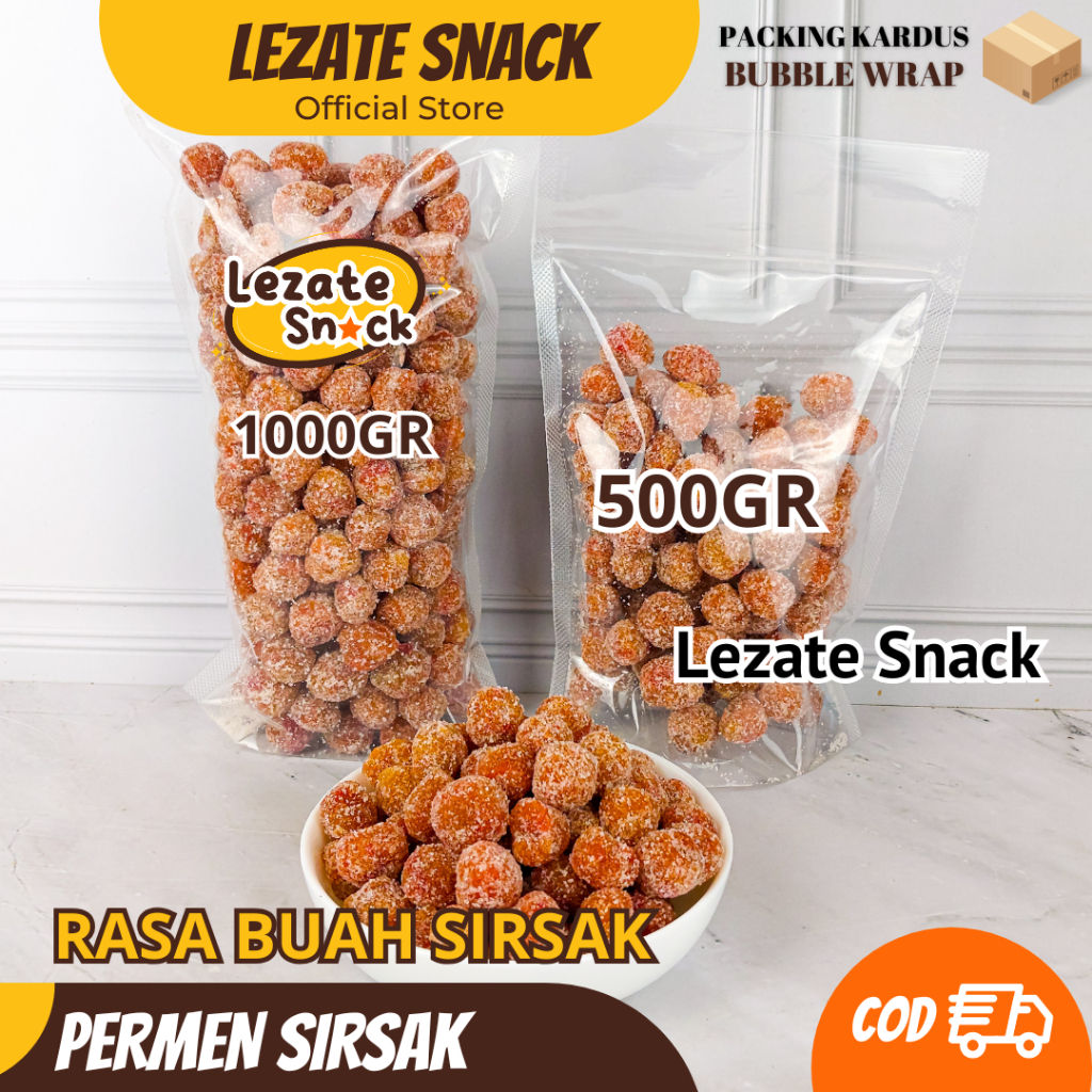 

Permen Buah Sirsak 1KG Manisan Buah KIloan Murah Enak / Manisan Buah Sirsak Sirsat Permen Jadul Manisan Permen Lezate LEZATE SNACK
