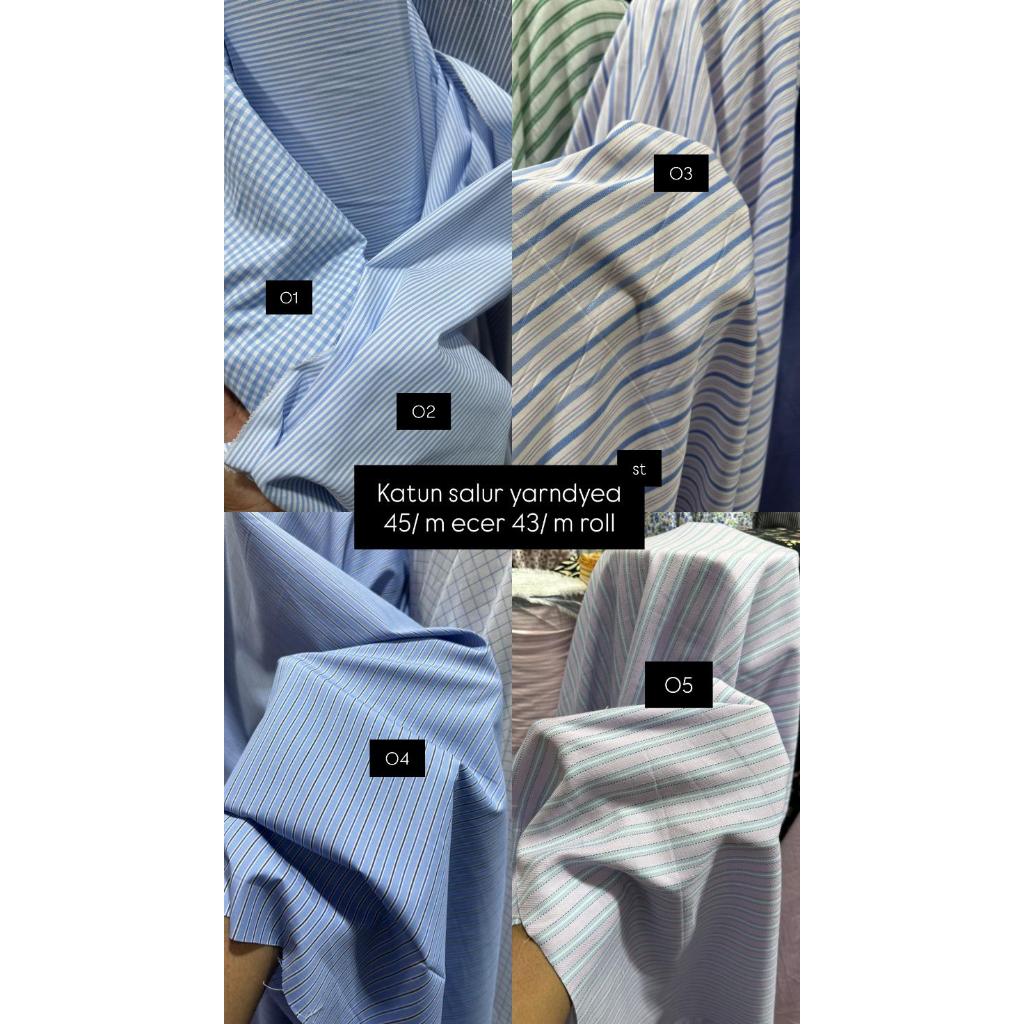 Katun Salur Yarndyed Garment