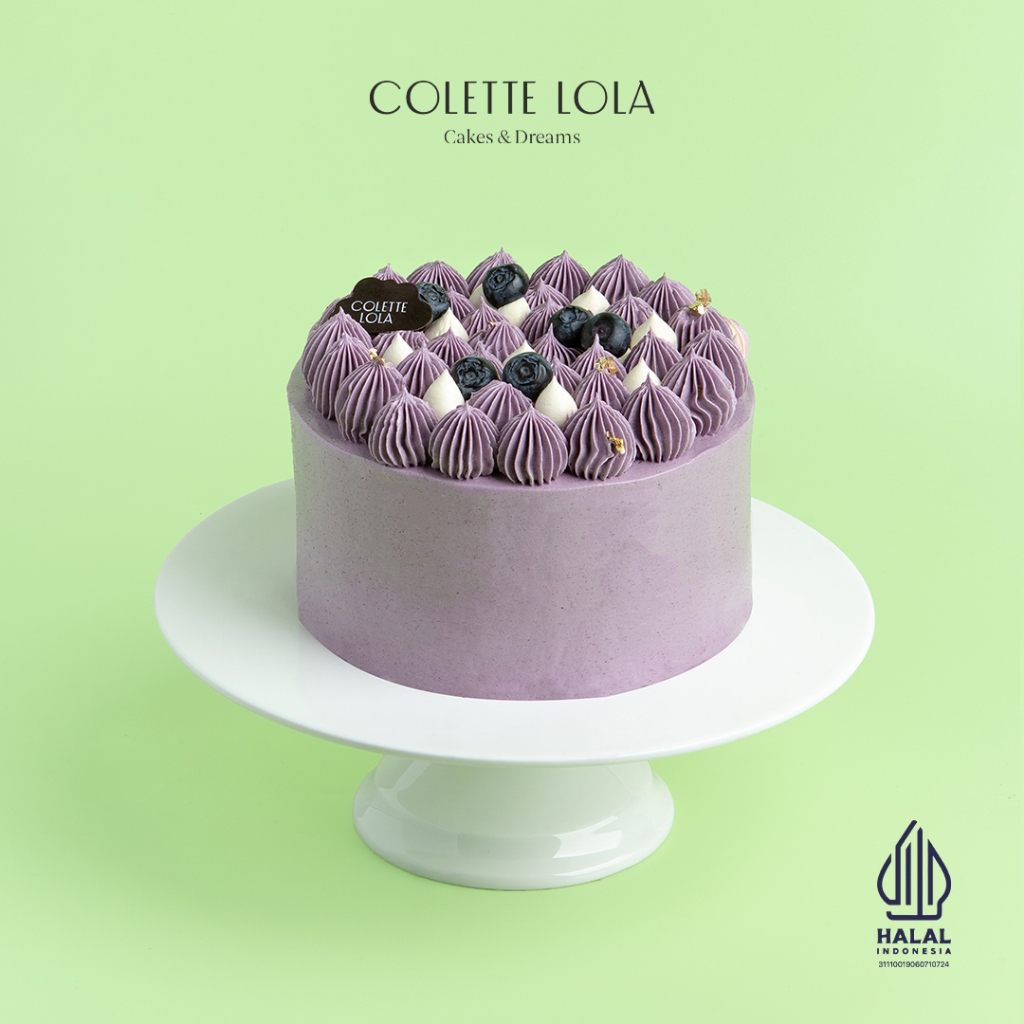 

Kue / Cake Colette Lola Blueberry Boo - Round 16cm