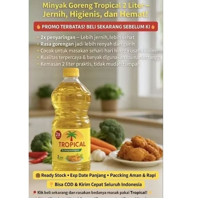 

MINYAK GORENG 2 liter tropical