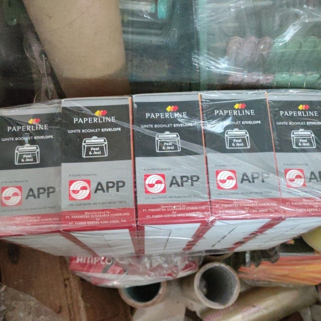 

amplop tanggung putih paperline ada lem keletek