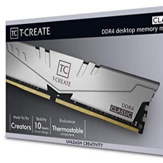 LONGDIMM TEAM ELITE DDR4 16GB 2X8GB 3200MHz - T-CREATE CLASSIC SILVER