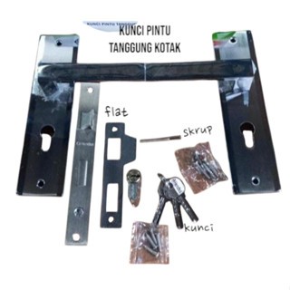 KUNCI PINTU TANGGUNG RUMAH HANDLE PINTU 20cm SET