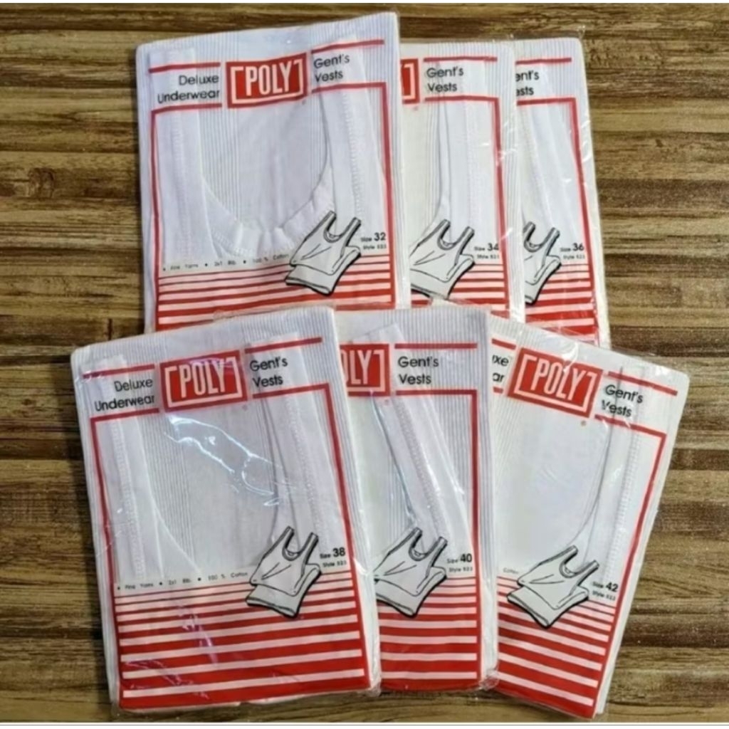 Poly Singlet Pria Dewasa Original Nyaman Dipakai