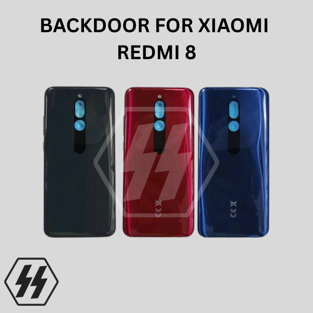 Backdoor Xiaomi Redmi 8 Redmi 8A Cover Belang Xiaomi Xiaomi Redmi 8 Redmi 8A Tutup Belakang Xiaomi R
