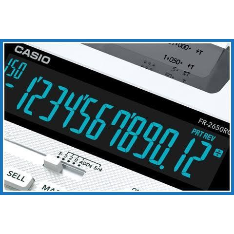 

CASIO FR-2650RC KALKULATOR PRINTING FR2650 RC CALCULATOR PRINT