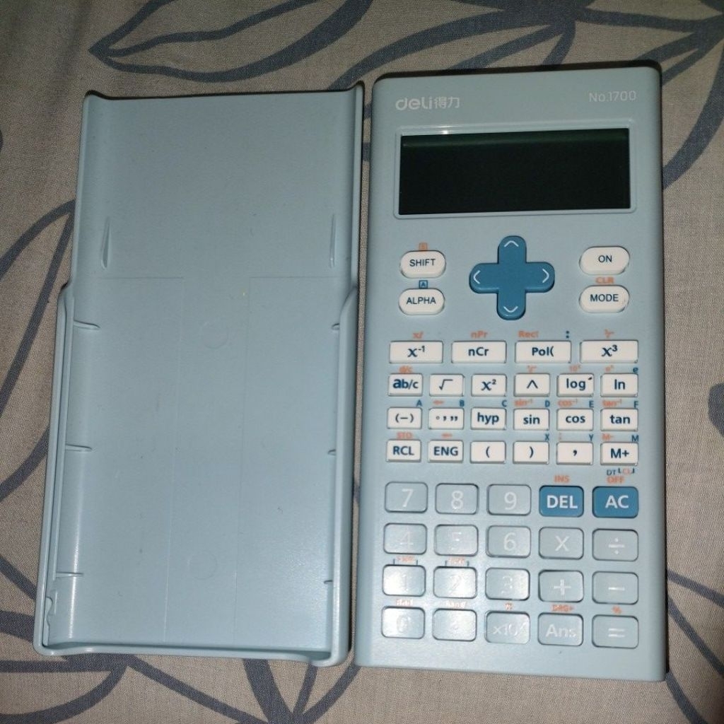 

Deli Scientific Calculator / Kalkulator Ilmiah Garansi 3 Tahun Edisi Spesial One Piece 240 Fungsi Kualitas Sangat Baik E1725 biru(bekas&no box)