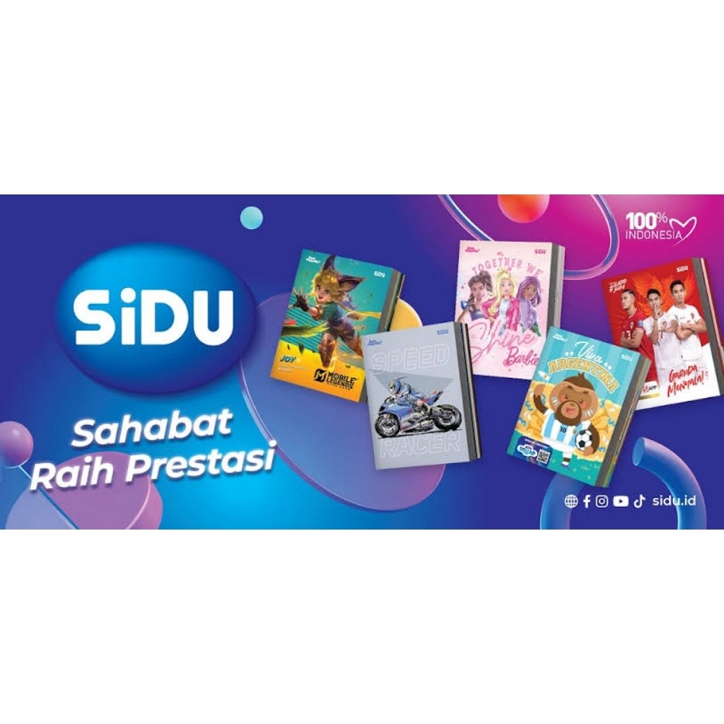 

Buku Tulis SIDU 58 [ORIGINAL BUKAN EDISI SKOLA] Bisa Pilih Motif Cewek / Cowok 1 Pack [10 pcs] Ecer [5 pcs]