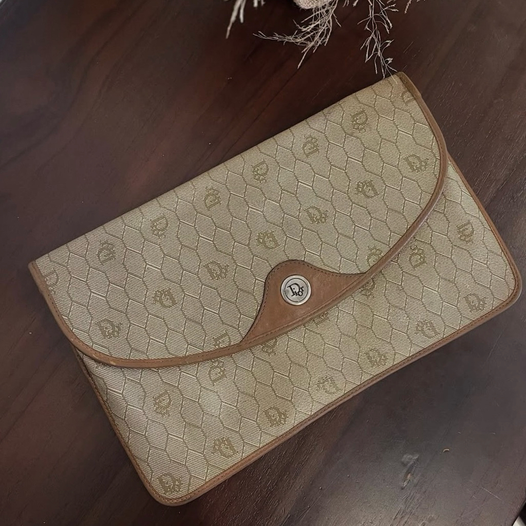 Dior Leather Clutch Vintage