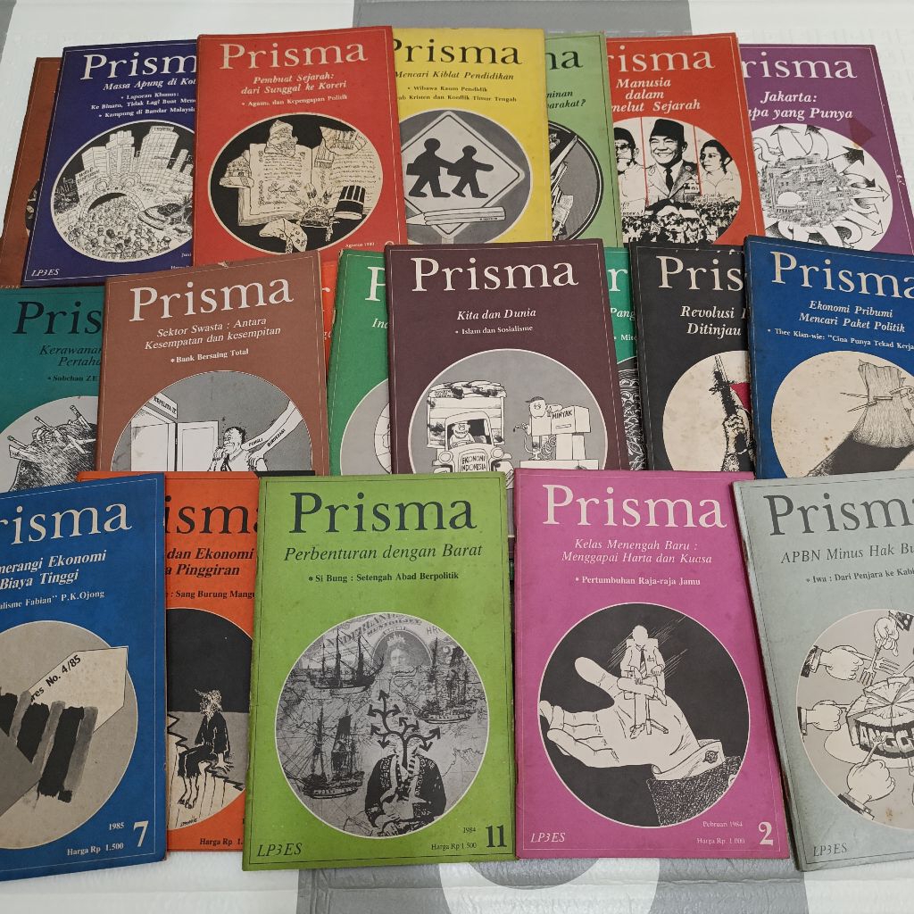 majalah Prisma  jadul lawas 1977 - 1985