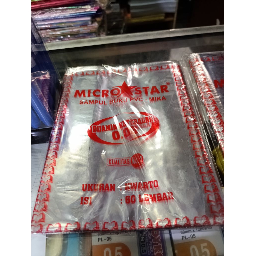 

SAMPUL PLASTIK UKURAN KWARTO ISI 60