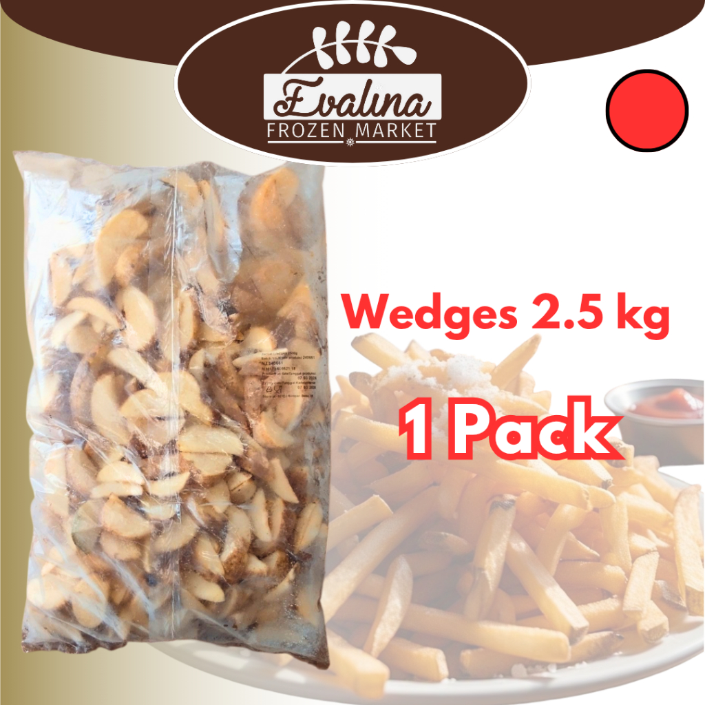

AVIKO FROZEN FOOD FRENCH FRIES WEDGES MAKANAN BEKU 2.5KG